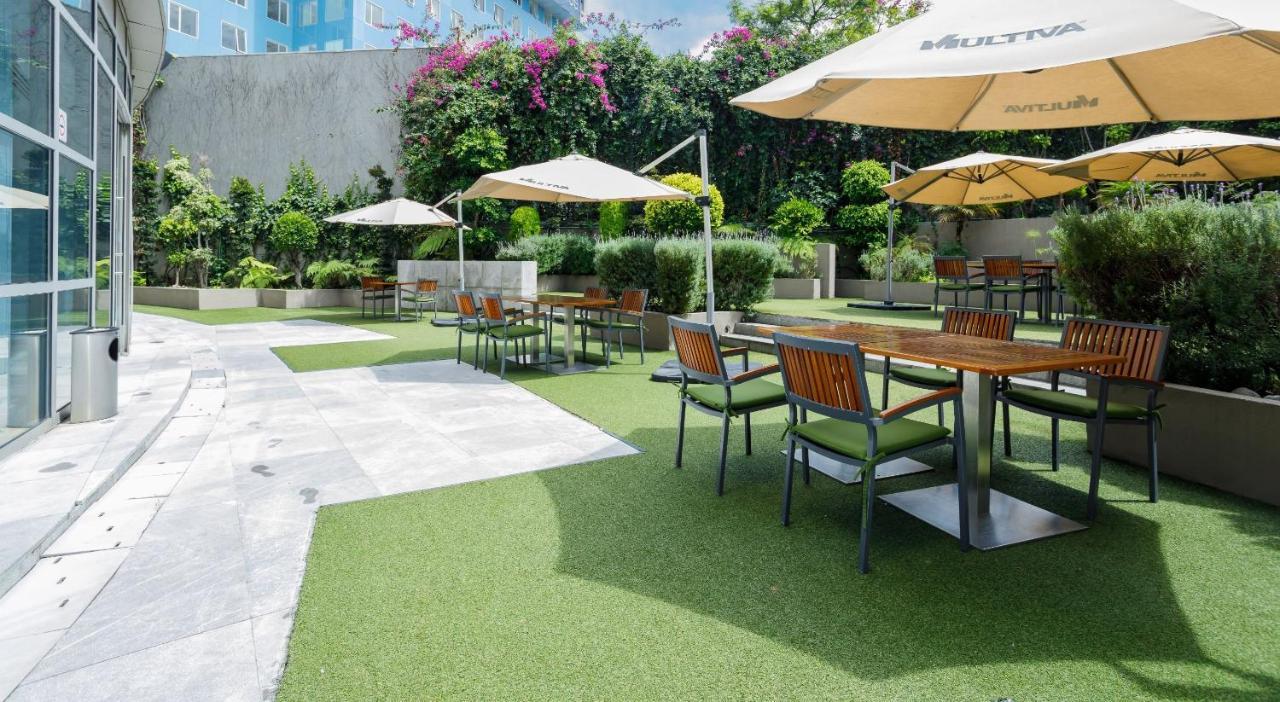 ホテル カミノ リアル サンタフェ メキシコシティ エクステリア 写真 Artificial grass at a hotel
